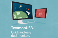 TwomonUSBでandroidタブレットをモバイルディスプレイに TwomonUSBでandroidタブレットをモバイルディスプレイに