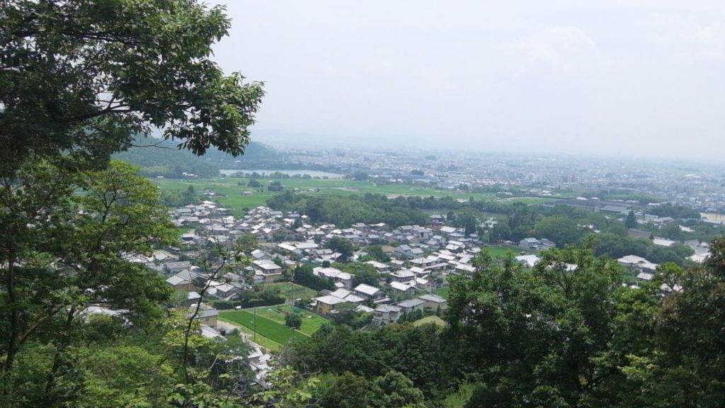 嵯峨天皇・嵯峨山上陵からの景色