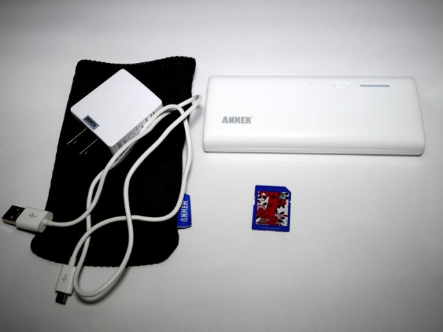 撮影のためにSDカードとモバイルバッテリーを購入 撮影のためにSDカードとモバイルバッテリーを購入